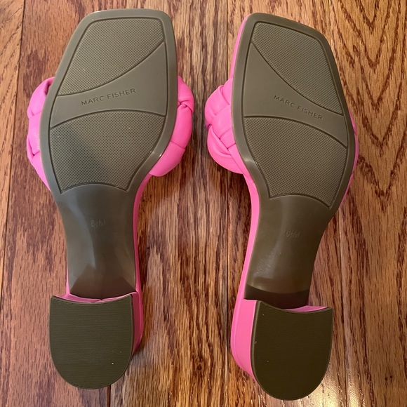 Marc Fisher Women's Calicea Heel Slide Sandal - Pink - Picture 4 of 4